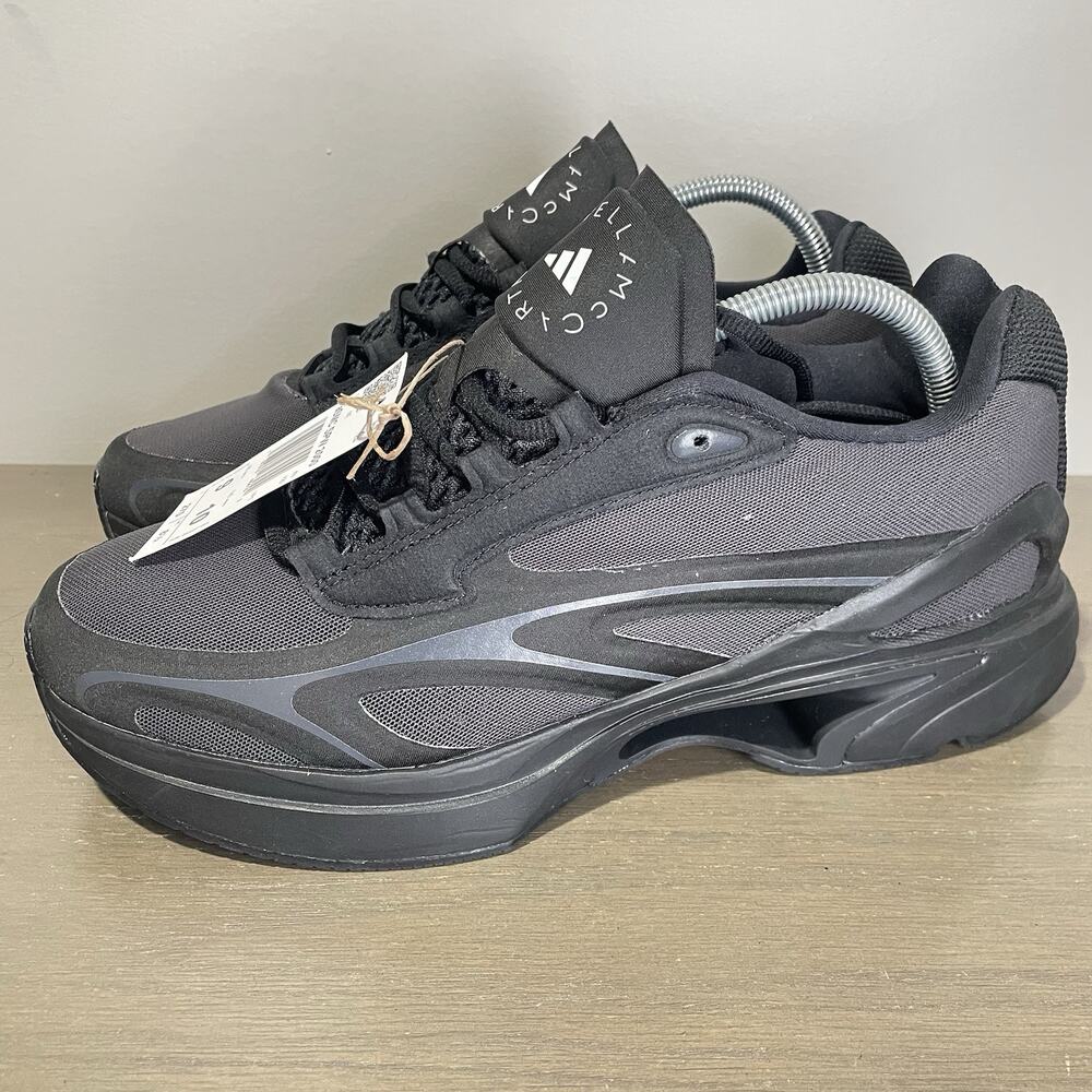 Adidas Mens 9 Womens 10 Shoes NEW Stella McCartney Sportswear 2000 Black JH8766